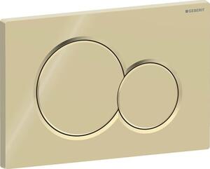 Geberit Sigma01 vezérlőgomb műanyag sárgaréz fényes 115.770.DT.5