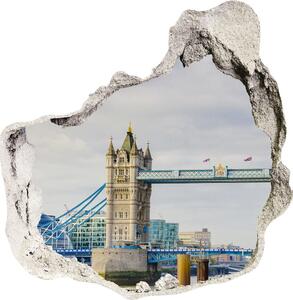 3d-s lyuk vizuális effektusok matrica Thames london