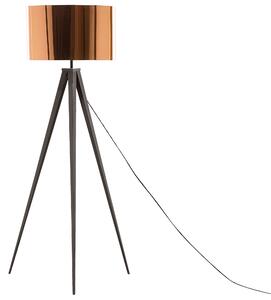 Háromlábú rézszínű fém állólámpa 156 cm STILETTO