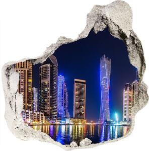 3d-s lyuk vizuális effektusok matrica Dubai éjjel