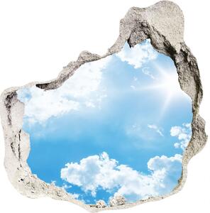 3d-s lyuk vizuális effektusok matrica Felhők az égen