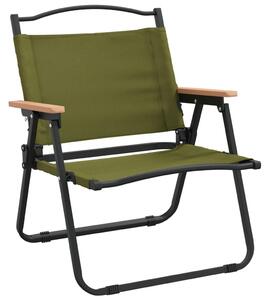 VidaXL 2 db zöld oxford szövet camping szék 54 x 43 x 59 cm