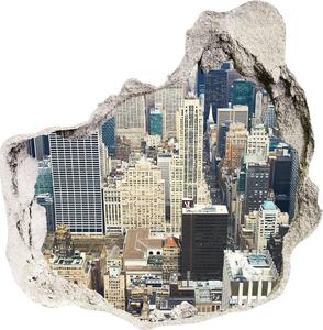3d-s lyuk vizuális effektusok matrica Manhattan new york