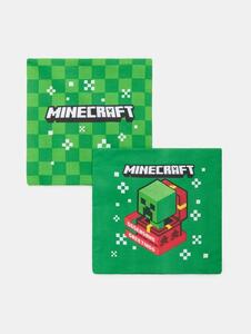 Sinsay - Párnahuzat szett karácsonyi mintával Minecraft - zöld