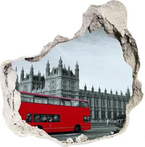 3d-s lyuk vizuális effektusok matrica London busz