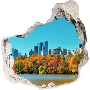 3d-s lyuk vizuális effektusok matrica New york ősz