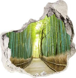 3d lyuk fal dekoráció Bambusz erdő