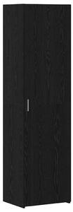 VidaXL Széf 2 db Fekete tölgy 50 x 41 x 225 cm