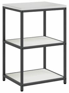 VidaXL Konyhai Tárolás HATTEM Fehér 60 x 50 x 92 cm Acél