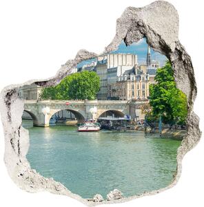 3d lyuk fal dekoráció Seine párizs