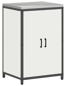 VidaXL Konyhai tárolószekrény HATTEM Fehér 60 x 50 x 92 cm Acél