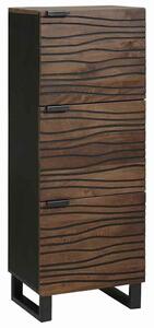 VidaXL Highboard Barna 40 x 33 x 110 cm tömör mangófa