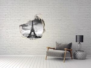 3d lyuk fal dekoráció Eiffel-torony párizs
