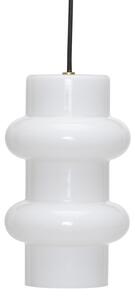 Függőlámpa Hübsch, Pilule Double, dimmable, Fehér, Nappali, Üveg, Skandináv