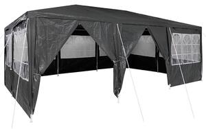 VidaXL Partysátor 600 x 400 x 266 cm, Antracit és Fehér