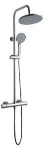 Invena Volos, zuhanyszett termosztátos keverőcsappal, króm, INV-AU-37-T01-V
