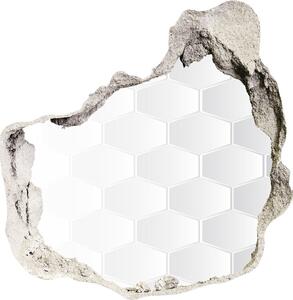 3d lyuk fal dekoráció Hatszög háttér