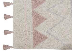 Bézs pamut NUDE vintage szőnyeg Méret: 120x160 cm