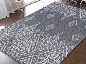 Szürke kétoldalas modern ZARA 13 szőnyeg Méret: 120x170 cm