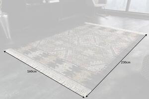 Design szőnyeg Pahana 230 x 160 cm sokszínű szürke - gyapjú