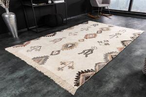 Design szőnyeg Pahana 230 x 160 cm bézs - pamut