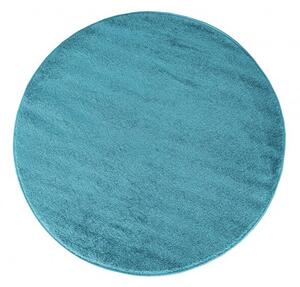 Kék kerek LORA szőnyeg Méret: 160x160 cm