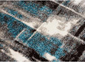 Fekete-kék modern Salome szőnyeg Méret: 80x150 cm