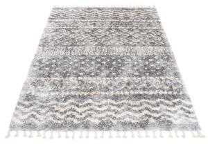 Sötétszürke skandináv ONTARY shaggy szőnyeg Méret: 120x170 cm