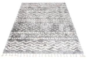 Szürke skandináv ONTARY shaggy szőnyeg Méret: 160x230 cm