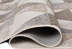 Bézs mintás modern NUVE szőnyeg Méret: 80x150 cm