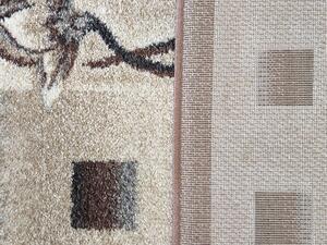 Barna ARIU virágos szőnyeg Méret: 120x170 cm