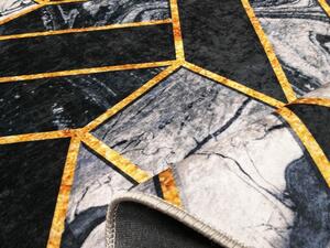 DY Fekete PONS mintás modern szőnyeg Méret: 120x180 cm
