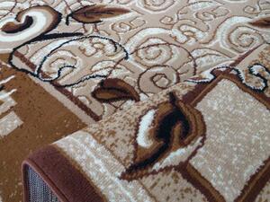 Barna rusztikus Lukko szőnyeg Méret: 90 x 310 cm