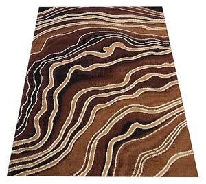 Barna absztrakt WAY szőnyeg Méret: 150 x 210 cm