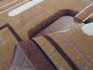 Barna mintás retro ALF szőnyeg Méret: 180 x 250 cm
