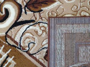 Barna rusztikus Lukko szőnyeg Méret: 90 x 310 cm