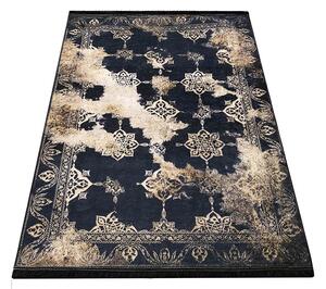 Fekete absztrakt HARVY szőnyeg Méret: 160x220 cm