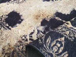 DY Fekete absztrakt HARVY szőnyeg Méret: 120x180 cm