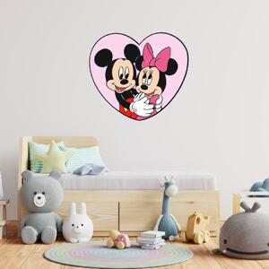 Falmatrica "Mickey és Minnie egy szívben"