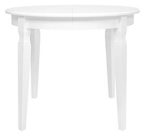 Asztal Boston 276, Fehér, 76cm, Hosszabbíthatóság, Közepes sűrűségű farostlemez, Váz anyaga