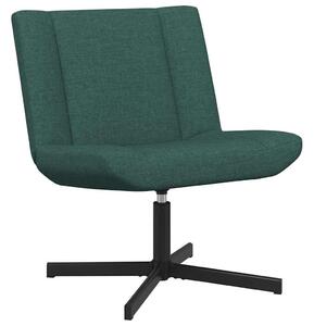 VidaXL Forgószék Sötétzöld 63 x 75 x 76 cm szövet