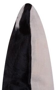 Sötétbarna marhabőr díszpárna kétdarabos szettben 45 x 45 cm MARADY