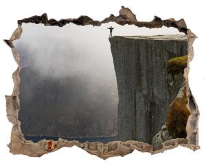 Fali matrica lyuk a falban Norvég szikla