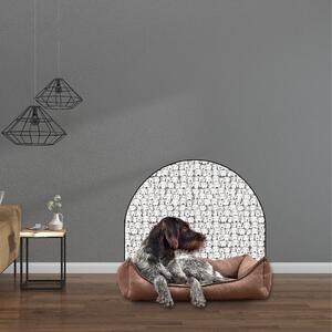 PIPPER. Védő textil falmatrica – Ív – Kutyák Méret: 83x60cm, Indíték: név nélkül