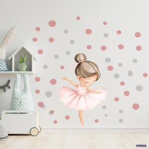 PIPPER. Textil falmatrica "Balett-táncos"