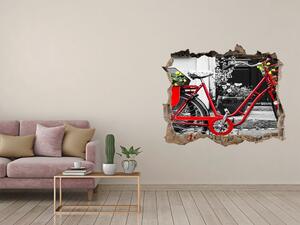 Fali matrica lyuk a falban Városi kerékpár