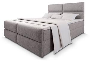 MULEN ágyneműtartós boxspring ágy 180x200 - cappuccino