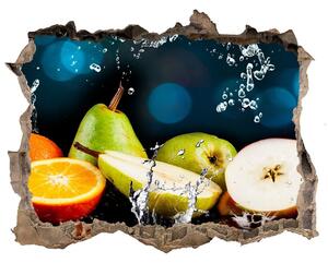 Lyuk 3d fali matrica Gyümölcs és víz