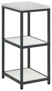 VidaXL Konyhai polcrendszer HATTEM Fehér 40 x 50 x 92 cm Acél