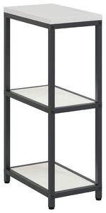 VidaXL Konyhai Tárolás HATTEM Fehér 30 x 50 x 92 cm Acél